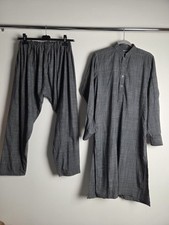 Mens Pakistani Kurta Panjabi Pyjama Suit Shalwar Kameez Size Small
