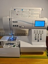 Silver 404 Computerised Sewing Machine with Foot Pedal