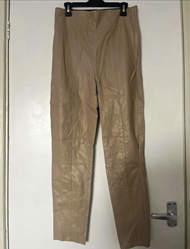 Zara beige faux leather - zara,