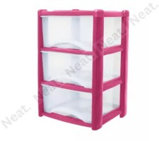 Plastic storagep pink - 3,