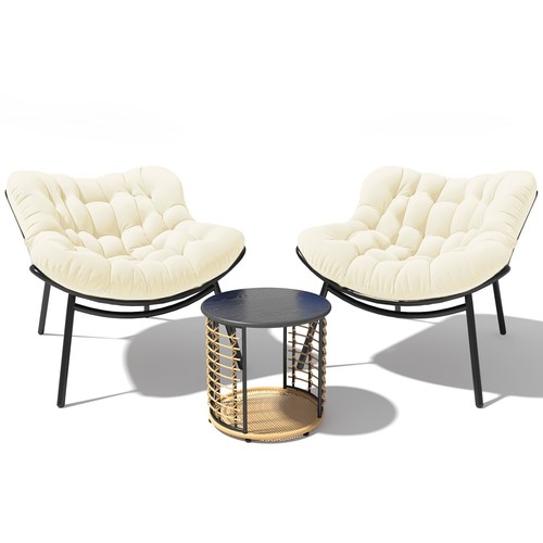 Piece bistro set - piece, wicker