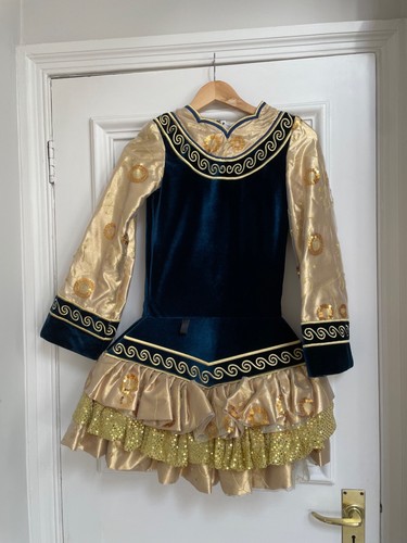 Unused blue and gold irish
