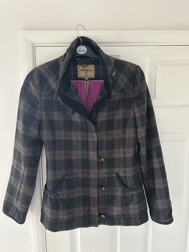 Ladies dubarry tweed coat - tweed, size
