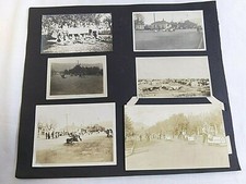 Vintage 3 REAL Photo Postcards & 6 Photos SOAP BOX DERBY CAR RACE 1915 f13