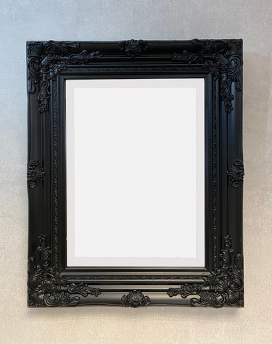 Black antique style wall - black,