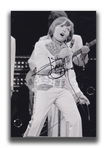 Jimmy osmond hand signed 12x8 - jimmy,