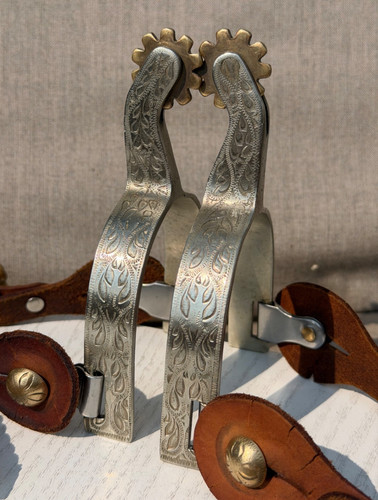 Vintage engraved western - vintage,