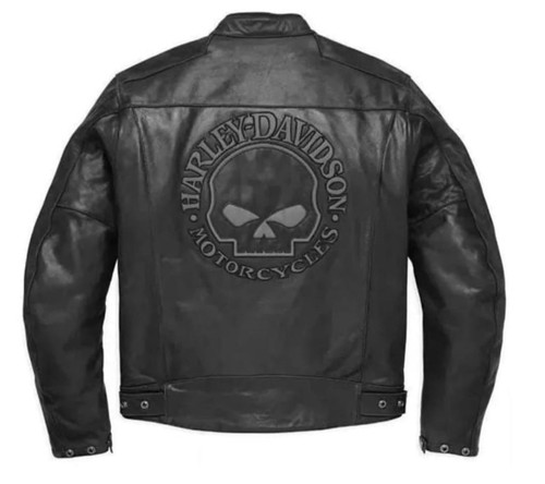 Harley davidson black leather - davidson,
