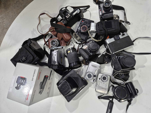 Assorted cameras mixed makes - assorted,