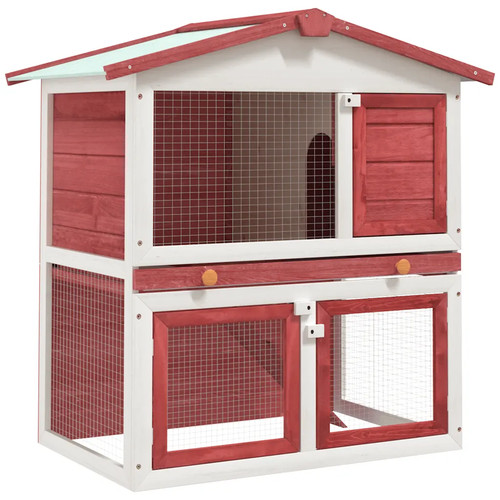 Walplus outdoor rabbit hutch - rabbit,