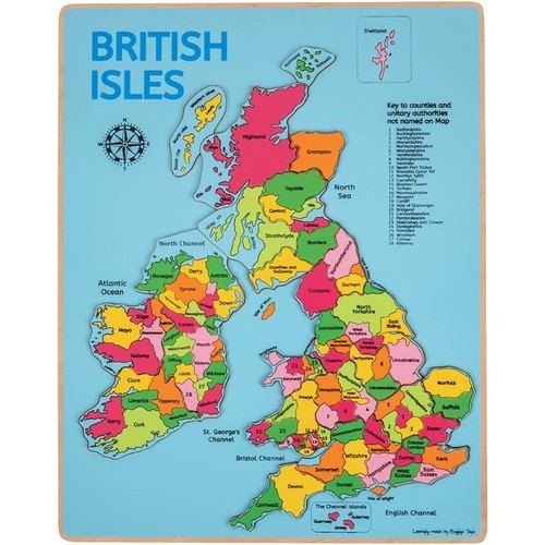 Bigjigs british isles - british,
