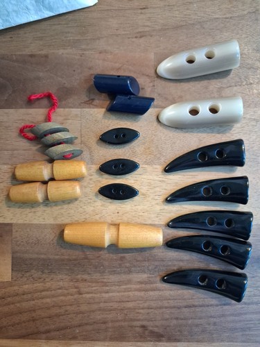 Vintage wooden and - wooden, horn