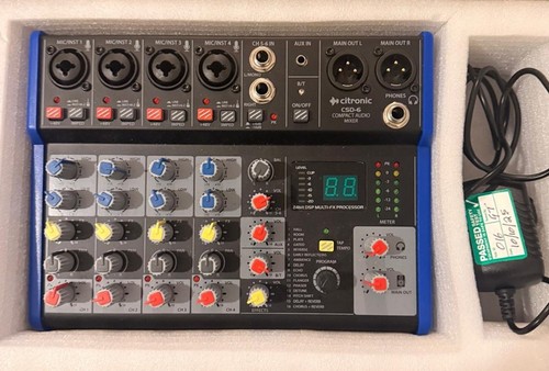 Citronic csm mixer usb - csm-6,