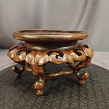 Chinese five footed carved