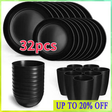 32PCS Dinnerware Bowl Plates