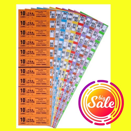 Bingo tickets books - bingo,