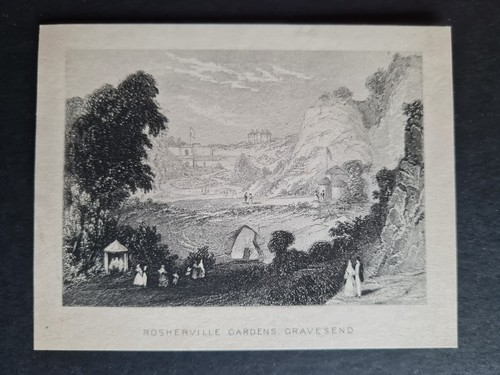 Antique 1851 print - ,