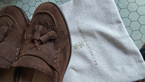 Brunello cucinelli suede - cucinelli,