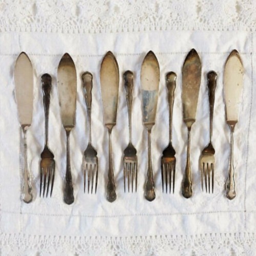 Antique art deco - art, plated