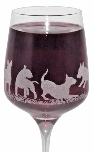 Engraved english bull - engraved, 'english
