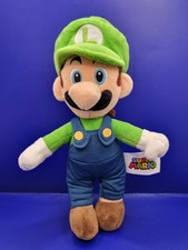 Super Soft Luigi Plush Toy 30cm Official Super Mario Plushie Collectable