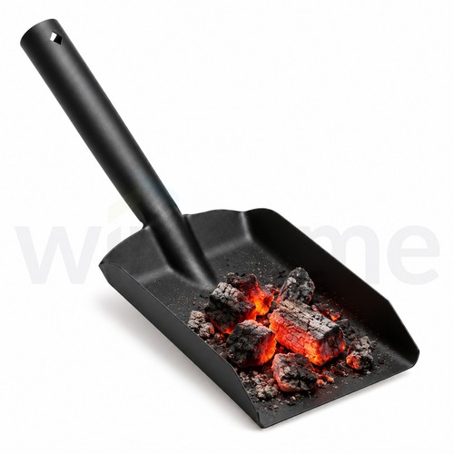 Black coal shovel - black, for
