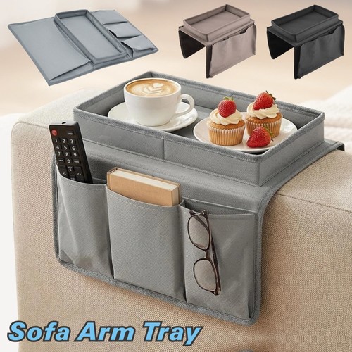 Sofa arm tray - 4, pocket