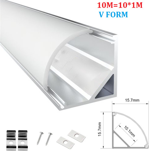 10pcs led aluminium channel - 10pcs,