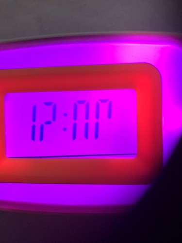 Alarm clock led colour - clock, 7