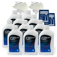 10 Litre Automatic Transmission Fluid 6HP ZF Lifeguard 6 Incl. Funnel + Pendant