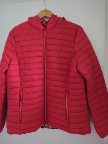 Joules red hooded jacket size - joules, jacket.size