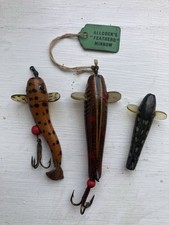 Allcocks Feathero Minnow with Original Label, a Percy Wadham Stone Loach Etc