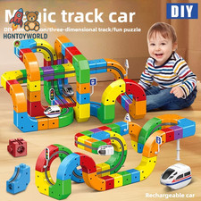 Children Magnetic Rail Car