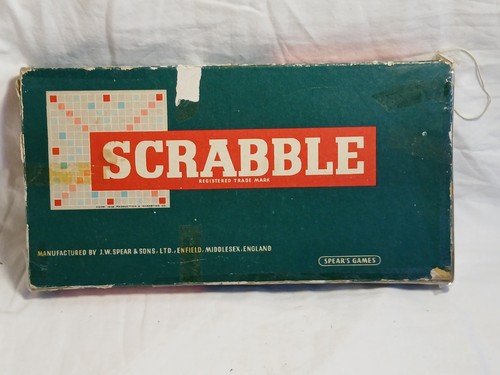Vintage scrabble board - vintage,