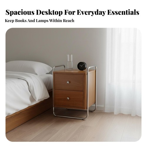 Bedside cabinet with magazine - bedside,