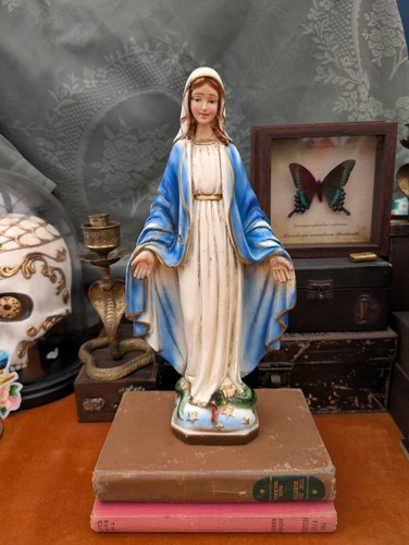 Vintage religious plaster - vintage,