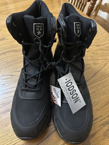 Black swat boots new - 10.5,