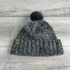 Fjallraven Beanie Hat Ovik Pom Grey Bobble One Size Mens Womens Ladies