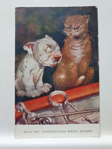 Vintage postcard bonzo dog - postcard,,