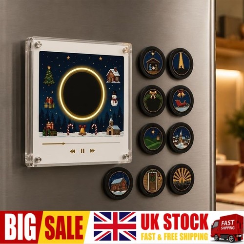 Christmas vinyl player - vinyl, fridge