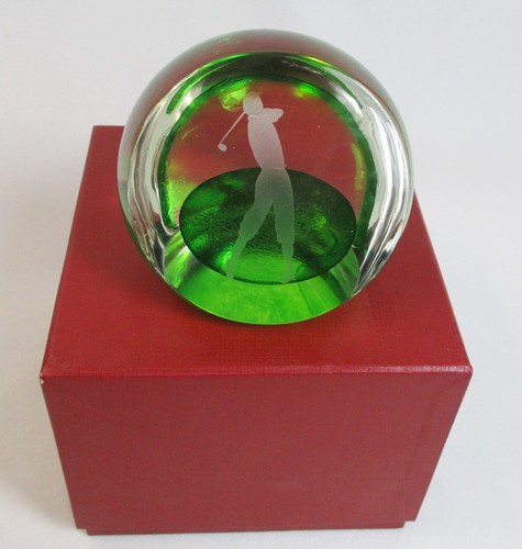 Caithness glass paperweight - glass,