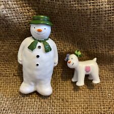 The Snowman & Snowdog Resin Mini Figure Cake Toppers Raymond Briggs Ornament