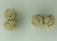 Silk Knot Cufflinks Available