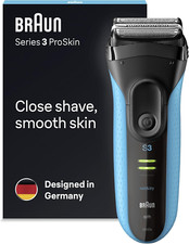 Braun Series 3 Proskin Electric Shaver, Electric Razor for Men with Pop up Preci