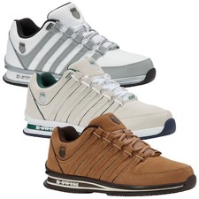 K-Swiss Mens Rinzler Trainers Casual Lace Up Rubber Sole Court Shoes Sneakers