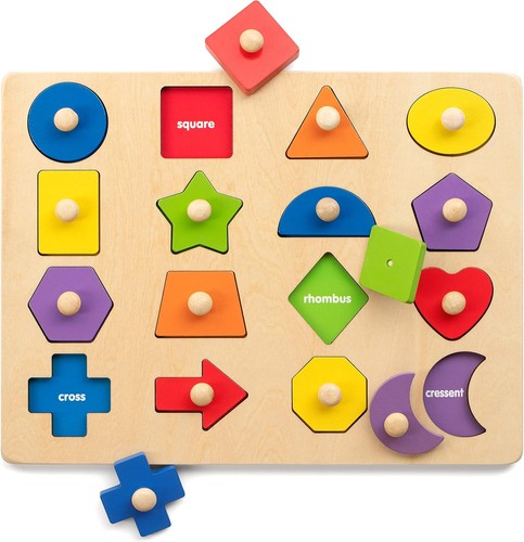 Coogam toy wooden - toy, peg