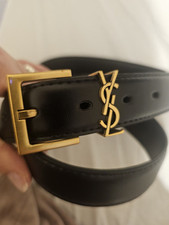 Gorgeous   unbranded Ysl Ladies Leather Belt Fit from size 8 -10 3cm wider