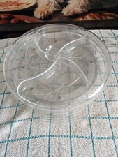 Compartment Tray Rotatable Dry Fruit Reusable Tray Snacks Plate Practical Food