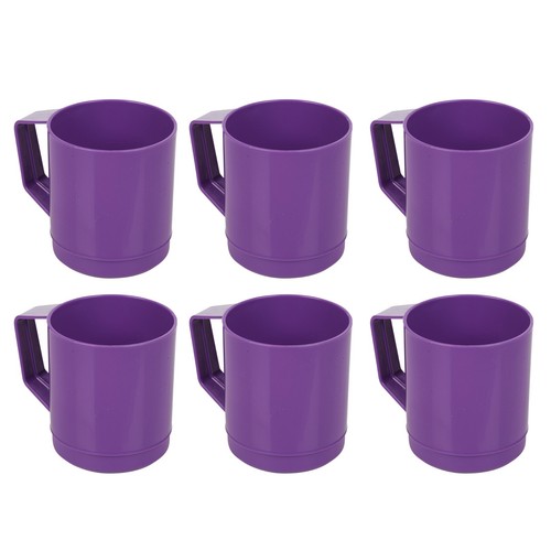 Set 260ml plastic mug - 6,