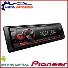 PIONEER MVH-S110UB SINGLE DIN CAR STEREO RADIO USB AUX PLAYER 1 RCA RED DISPLAY
